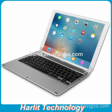 For iPad Pro Rotating Plastic Bluetooth Keyboard Case 12.9 inch Full Size Big Keypad Keyboard With Rotating Docking